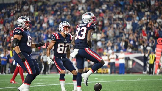 FINAL: Preseason #1 - Giants 20, Patriots 21 - Hoyer leads drive, TD to Thornton taken at Gillette Stadium (Patriots)